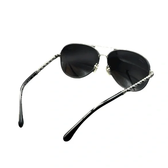 Chanel Chain Aviator Sunglasses - Picture 8 of 8